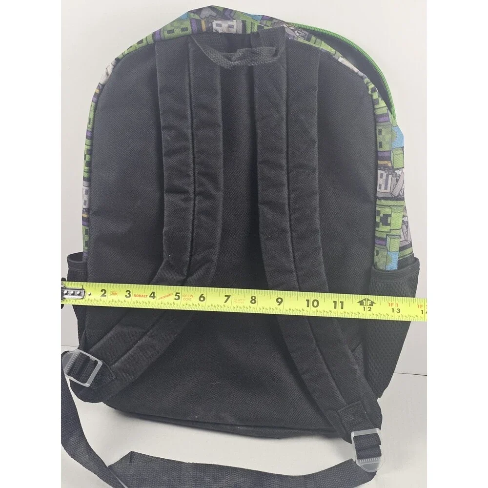 Minecraft Creeper TnT Adventure Mode 16-Inch Kids Backpack Back To School Bag